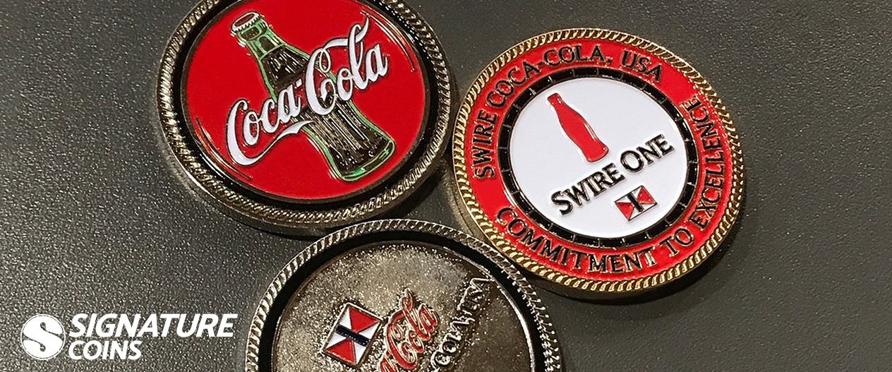 signature-coins-Traditions with coca-cola-corporate